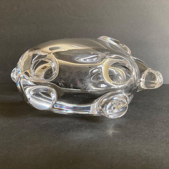 Vannes Le Chatel French Crystal Ram Ashtray Pipe Rest - Picture 5 of 8